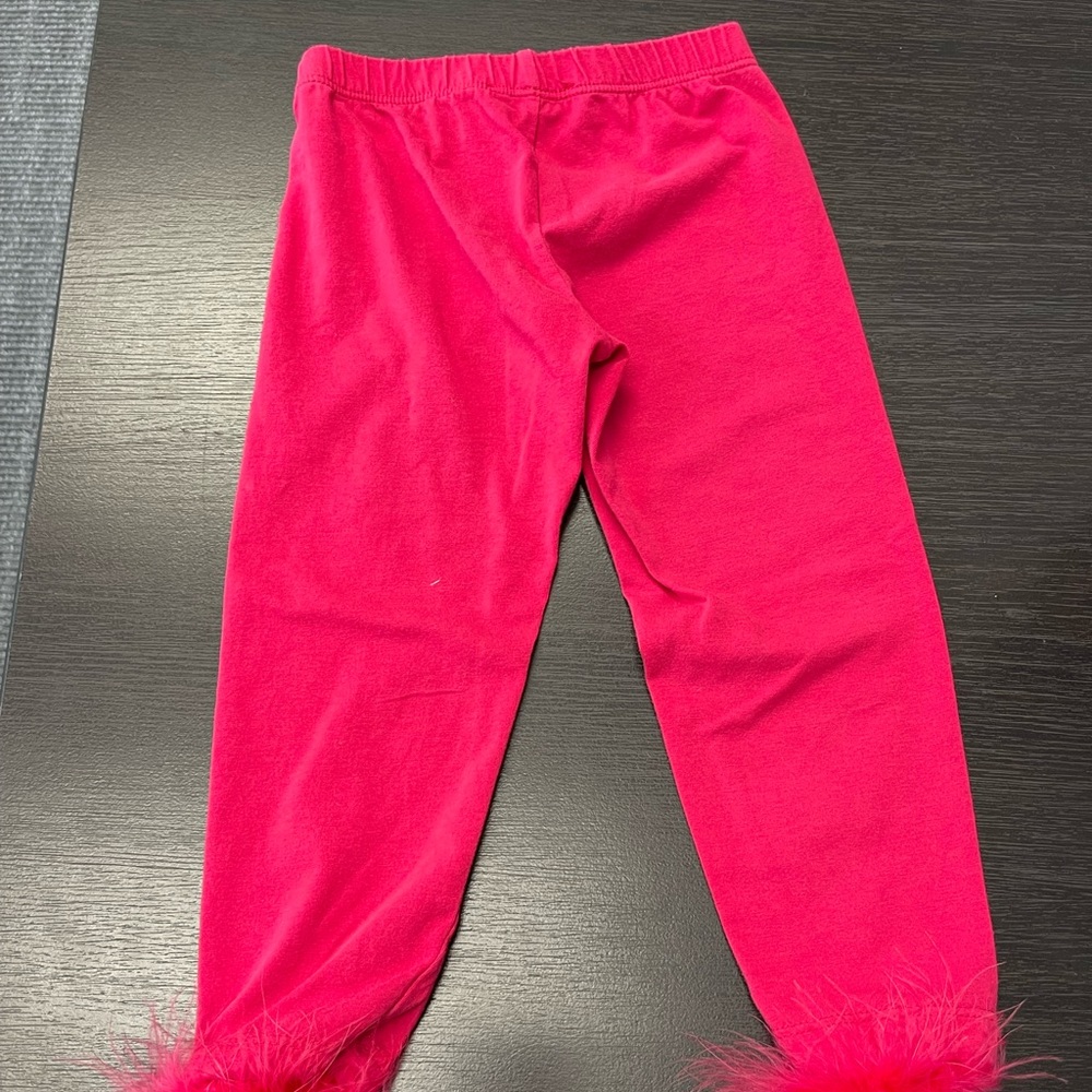 Blumaine Baby Pink Pom-Pom Leggings